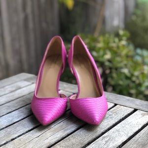 ALDO pink pointy pumps